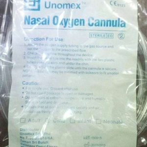 Unomex Oxygen Cannula (Size: 1.4m child)