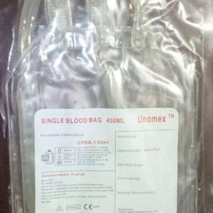 Unomex Blood Bag 450 MI Single